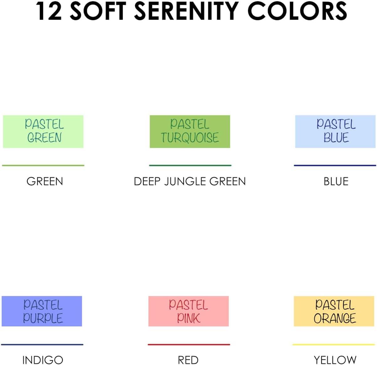 imageGrabie Dual Tip Notetaking Pens 35mm Chisel  05mm Needle Dual Tip Highlighter Markers for Journaling Colored Pens for Note Taking and Adult Coloring Books 2 value packSoft Serenity