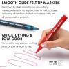 imageGrabie 16 Metallic Colors Dual Tip Glitter Markers Glitter Metallic Shimmer Marker Set of 8 Acrylic Paint Pens for Rock Painting Black Paper Wood Canvas Stone Glass Ceramic DIY Crafts MakingMulticolor