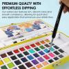 imageGrabie 50 Colors Watercolor Paint Set Detail Paint Brush Included Watercolor Paints Painting Sets Art Supplies for Painting Travel Watercolor Set Amateur Hobbyists50 ColorsPremium