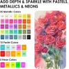 imageGrabie 50 Colors Watercolor Paint Set Detail Paint Brush Included Watercolor Paints Painting Sets Art Supplies for Painting Travel Watercolor Set Amateur Hobbyists100 ColorsPremium