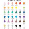 imageGrabie 72 Colors Acrylic Paint Markers Soft Brush Tip Acrylic Markers Set Paint Pens for Wood Fabric Canvas Glass Stone Canvas Rock Painting and DIY Crafts Art Supplies36 Colors Dot Dual Tip Acrylic Paint Markers