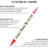 imageGrabie 72 Colors Acrylic Paint Markers Soft Brush Tip Acrylic Markers Set Paint Pens for Wood Fabric Canvas Glass Stone Canvas Rock Painting and DIY Crafts Art Supplies36 Colors Dual Tip Acrylic Paint Markers