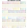 imageGrabie 72 Colors Acrylic Paint Markers Soft Brush Tip Acrylic Markers Set Paint Pens for Wood Fabric Canvas Glass Stone Canvas Rock Painting and DIY Crafts Art Supplies120 Colors Extra Fine Tip Acrylic Markers