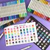 imageGrabie 72 Colors Acrylic Paint Markers Soft Brush Tip Acrylic Markers Set Paint Pens for Wood Fabric Canvas Glass Stone Canvas Rock Painting and DIY Crafts Art Supplies120 Colors Extra Fine Tip Acrylic Markers