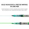 imageGrabie Dual Tip Notetaking Pens 35mm Chisel  05mm Needle Dual Tip Highlighter Markers for Journaling Colored Pens for Note Taking and Adult Coloring Books 2 value packSoft Serenity