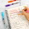 imageGrabie Dual Tip Notetaking Pens 35mm Chisel  05mm Needle Dual Tip Highlighter Markers for Journaling Colored Pens for Note Taking and Adult Coloring Books 2 value packVivid Splash