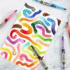 imageGrabie Dual Tip Notetaking Pens 35mm Chisel  05mm Needle Dual Tip Highlighter Markers for Journaling Colored Pens for Note Taking and Adult Coloring Books 2 value pack2 value pack
