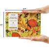 imageGrabie Watercolor Coloring Book 15 Sheets Art Pad A5 83 x 58 Cotton Watercolor Book for AdultsFloralAutumn
