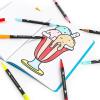 imageGrabie Watercolor Coloring Book 15 Sheets Art Pad A5 83 x 58 Cotton Watercolor Book for AdultsFloralEasy Coloring Book