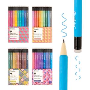 imageGrabie 36 Colors Erasable Gel Pens Make Mistakes Disappear Colored Pens Assorted Color Inks for Drawing Writing PlannerMulticolor