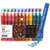 imageGrabie 16 Metallic Colors Dual Tip Glitter Markers Glitter Metallic Shimmer Marker Set of 8 Acrylic Paint Pens for Rock Painting Black Paper Wood Canvas Stone Glass Ceramic DIY Crafts MakingMulticolor