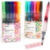 imageGrabie Dual Tip Notetaking Pens 35mm Chisel  05mm Needle Dual Tip Highlighter Markers for Journaling Colored Pens for Note Taking and Adult Coloring Books 2 value pack2 value pack