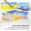 imageGrabie Watercolor Paint Set 100 Colors in Portable Box with Water Brush Pens Drawing Pencil 9pcs Professional Watercolor Brushes and B5 Watercolor Papers Perfect Starter Kit for Painting