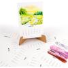 imageGrabie 12Month Watercolor Calendar Set for 2026 Premium Paper Sturdy Kraft Stand 100 Cotton Paper Acidfree Smooth Texture Hot Press 140 LB 300 GSM 12 SheetsPack Art Supply for Watercolor Creative Crafts and DIY Medias