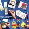 imageGrabie Christmas Advent Calendar 2025 24 Days Countdown Calendar With Creative Art Tools Halloween Advent Calendar 2025 Gifts For Drawing Beginners Painting Lovers