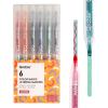 imageGrabie 24 Colors Magic Layering Markers12 Double Sided Color Changing Highlighter Pens4mm Chisel Tip ampamp 1mm Point Tip Dual Tip Magic Markers No Bleed Quick Drying2 Sets 6pcs Value Bundle