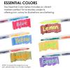 imageGrabie 24 Colors Magic Layering Markers12 Double Sided Color Changing Highlighter Pens4mm Chisel Tip ampamp 1mm Point Tip Dual Tip Magic Markers No Bleed Quick Drying2 Sets 6pcs Value Bundle
