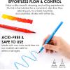imageGrabie Dual Tip WaterBased Sketch Marker Set of 100 Fineliner ampamp Brush Drawing Pens Brush Marker Pens 100 Colored Markers for Adult Coloring Books No Bleeding Drawing Sketching100
