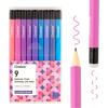 imageGrabie Erasable Gel Pens 9 Colors Erasable Pens Multicolor Make Mistakes Disappear 06mm Medium Point Rollerball Tip Colored Pens for Drawing Writing Planner Gel Pens for ColoringLavender Dreams
