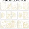 imageGrabie Watercolor Coloring Book 15 Sheets A5 83 x 58Watercolor Book for Adults Ignite Your Artistic Expression on 100 Cotton Paper OceanOcean