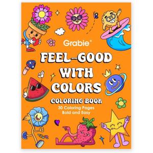 imageGrabie Watercolor Coloring Book 15 Sheets A5 83 x 58Watercolor Book for Adults Ignite Your Artistic Expression on 100 Cotton Paper OceanEasy Coloring Book